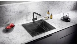 Blanco Accessoires - Afvoerzeef C-overflow, Voor Dubbele Spoelbak, BlackEdition, Mat Zwart 239979 -Keukenartikelen Serie Winkel 5e28a754efafad3ad4881dd1