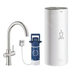 Grohe Red - Duo Kokendwaterkraan Met Filterset, Boiler L, Supersteel 30079DC1