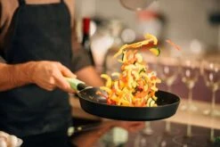 Gastrolux Squality Koekenpan Voor Inductie ø 28 Cm Aluminium Met Blauwe Greep -Keukenartikelen Serie Winkel koek 2