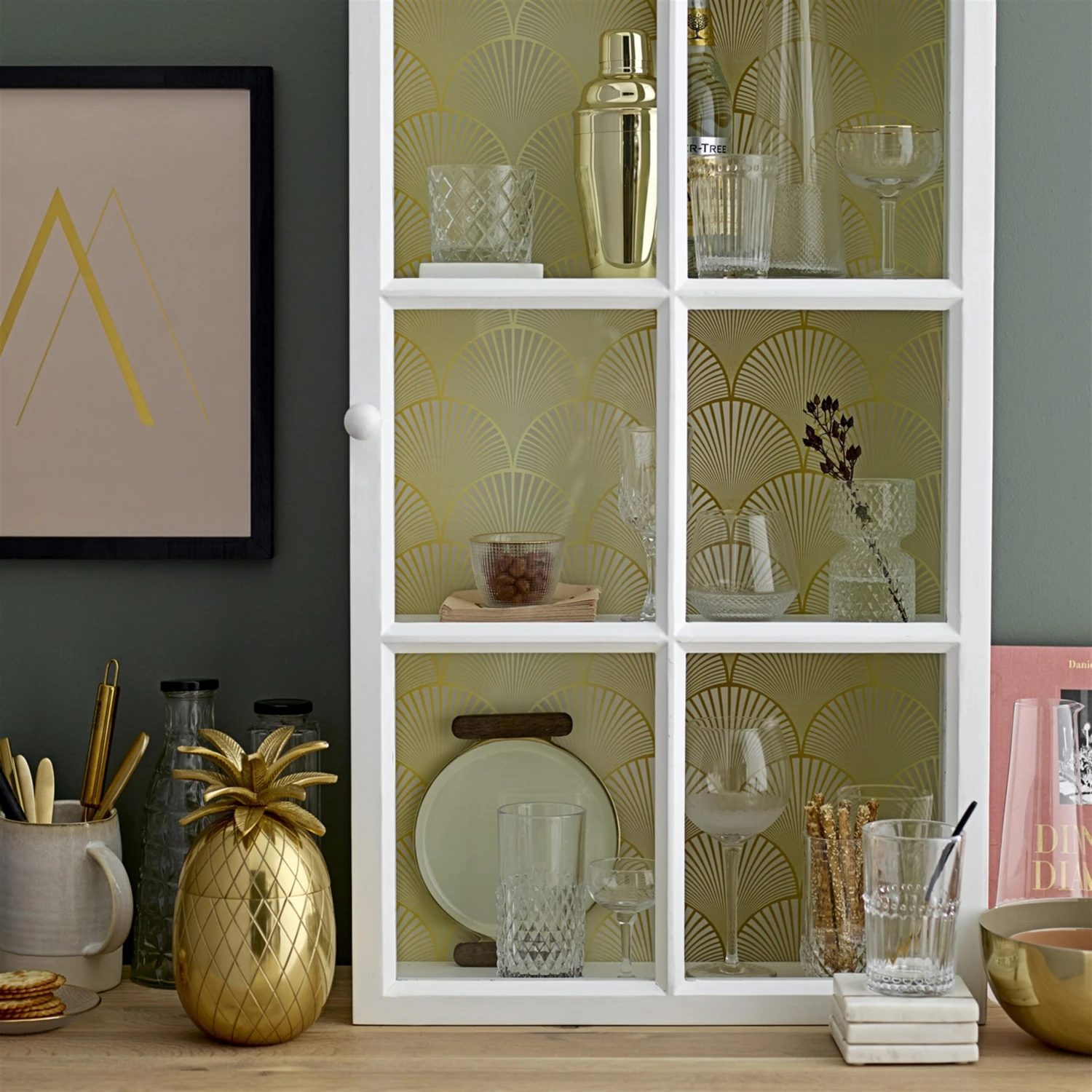 Bloomingville Ananas Ijsemmer 2 Bloomingville Ananas Ijsemmer - Afbeelding 2